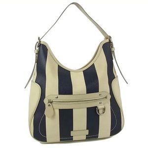 COPY - 100% Authentic Burberry Hobo Bag white & Navy